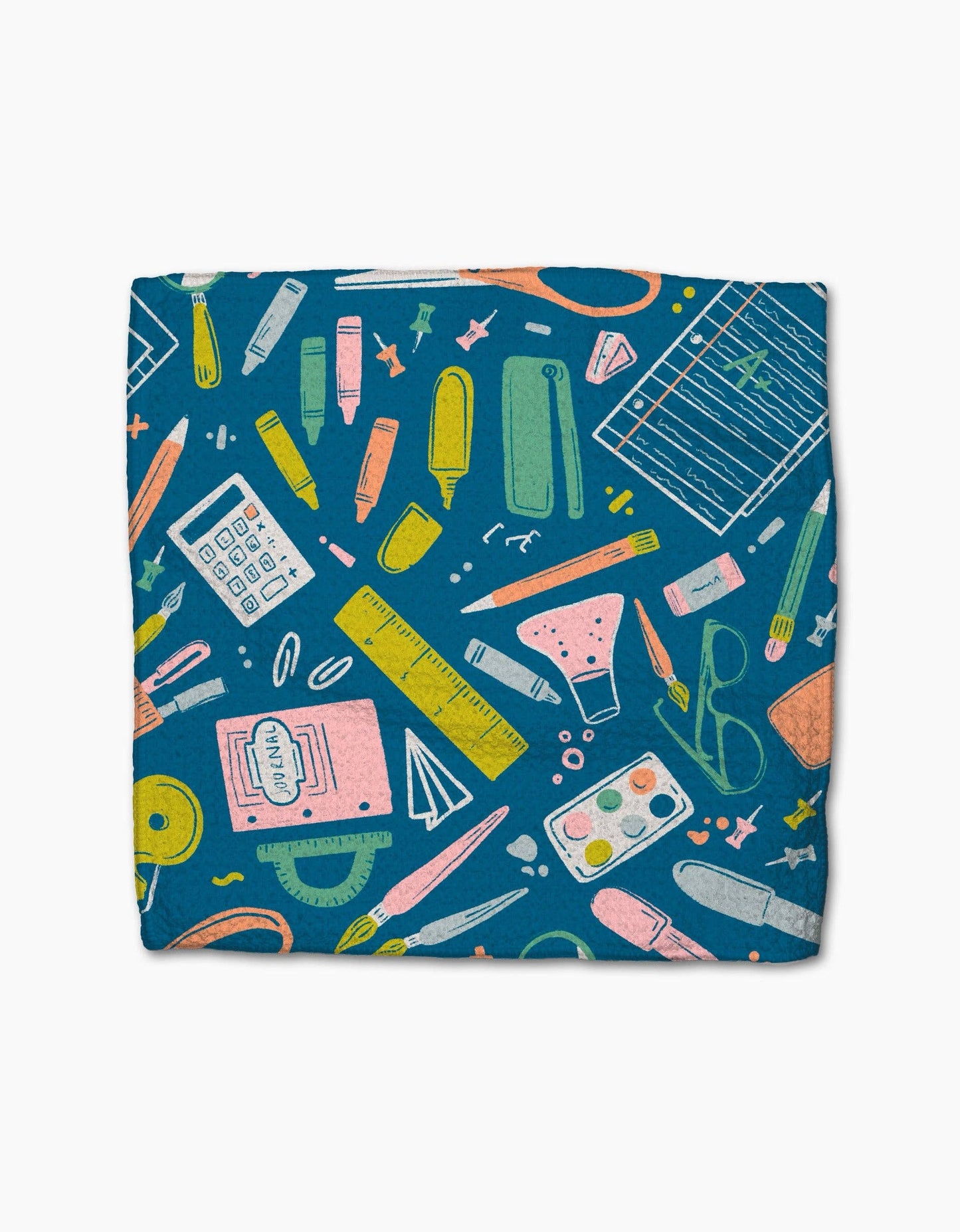 Geometry School Days Dishcloth Set