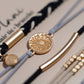 "Inspire" Flower Accent Hair Tie Bracelets