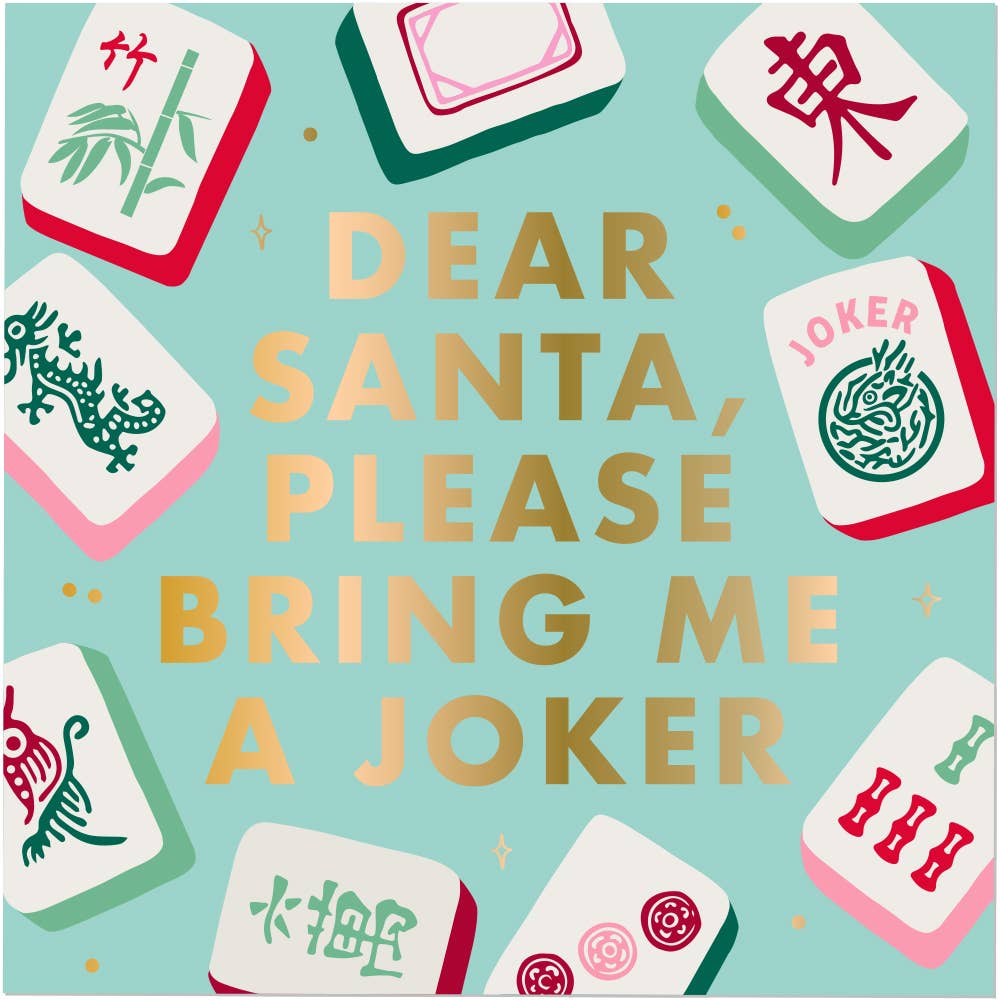 Mahjong Holiday Cocktail Napkins