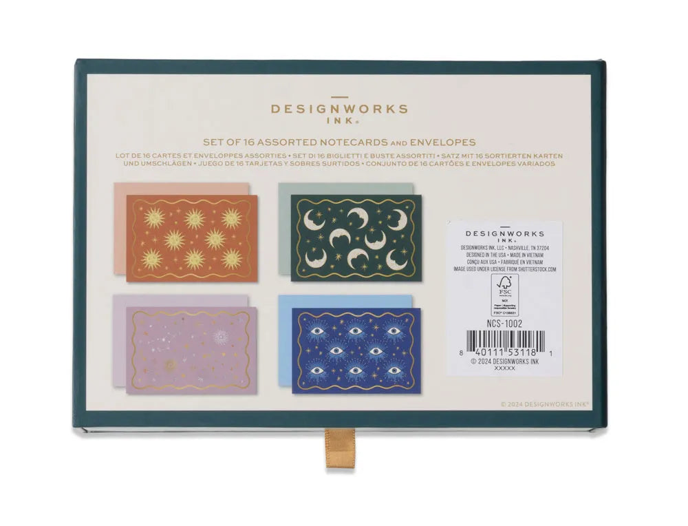 Celestial Notecard Set
