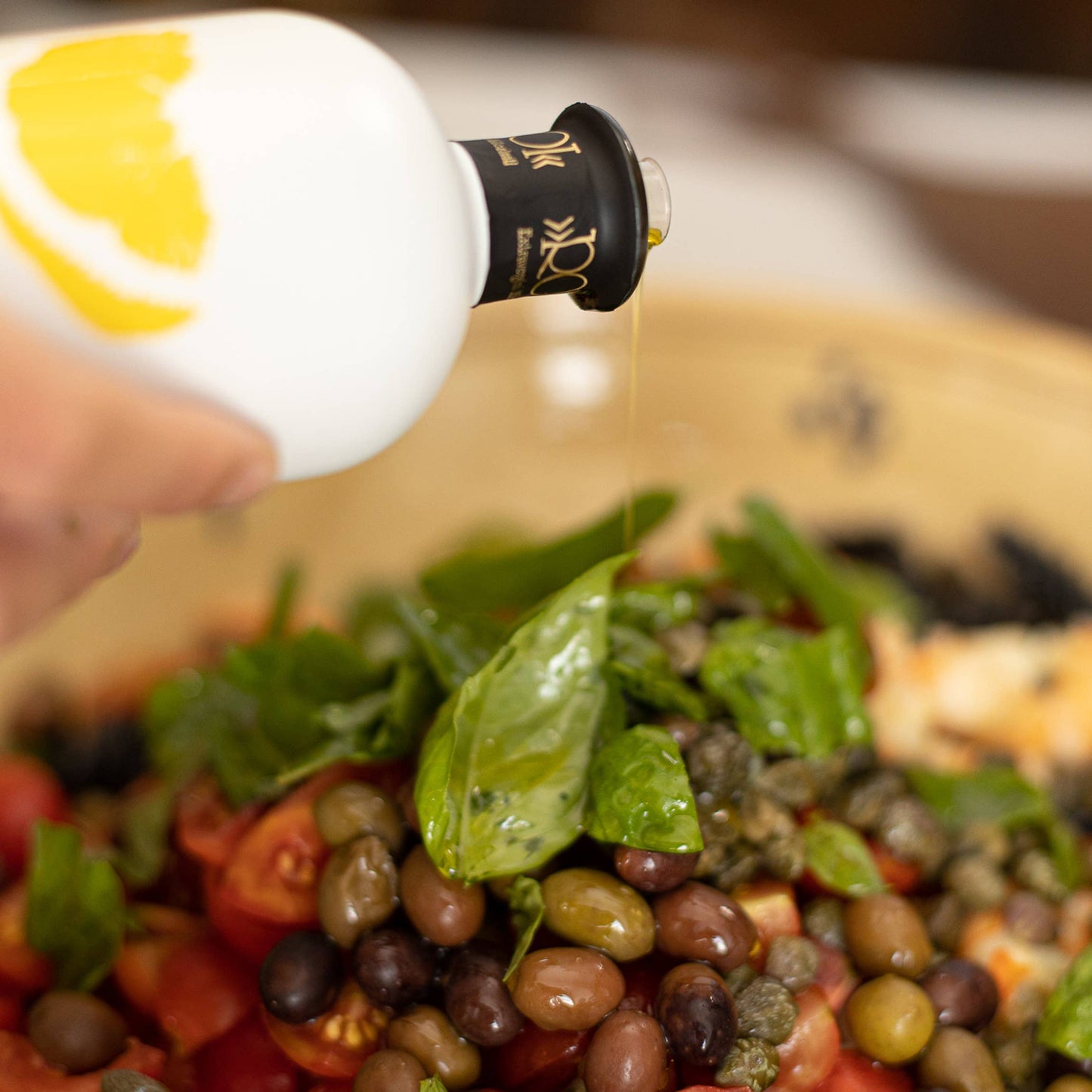 Gourmet Lemon-Infused Italian Extra Virgin Olive Oil