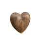 Mango Wood Heart Shaped Dish, Natural