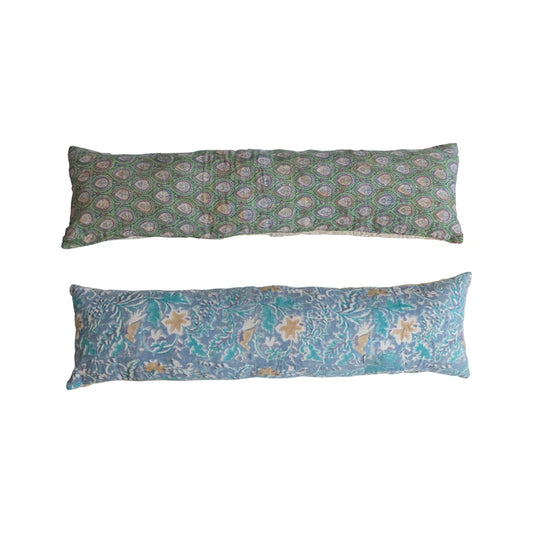 Vintage Cotton Reversible Lumbar Pillow