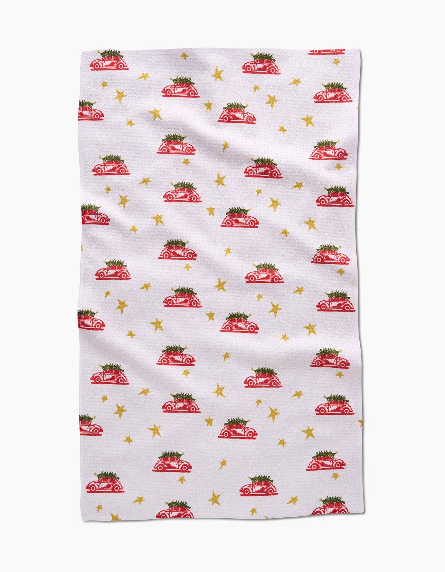 Geometry Christmas Bug Tea Towel