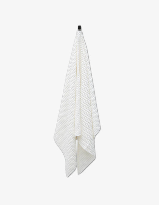 Geometry Cloud Waffle Bath Towel