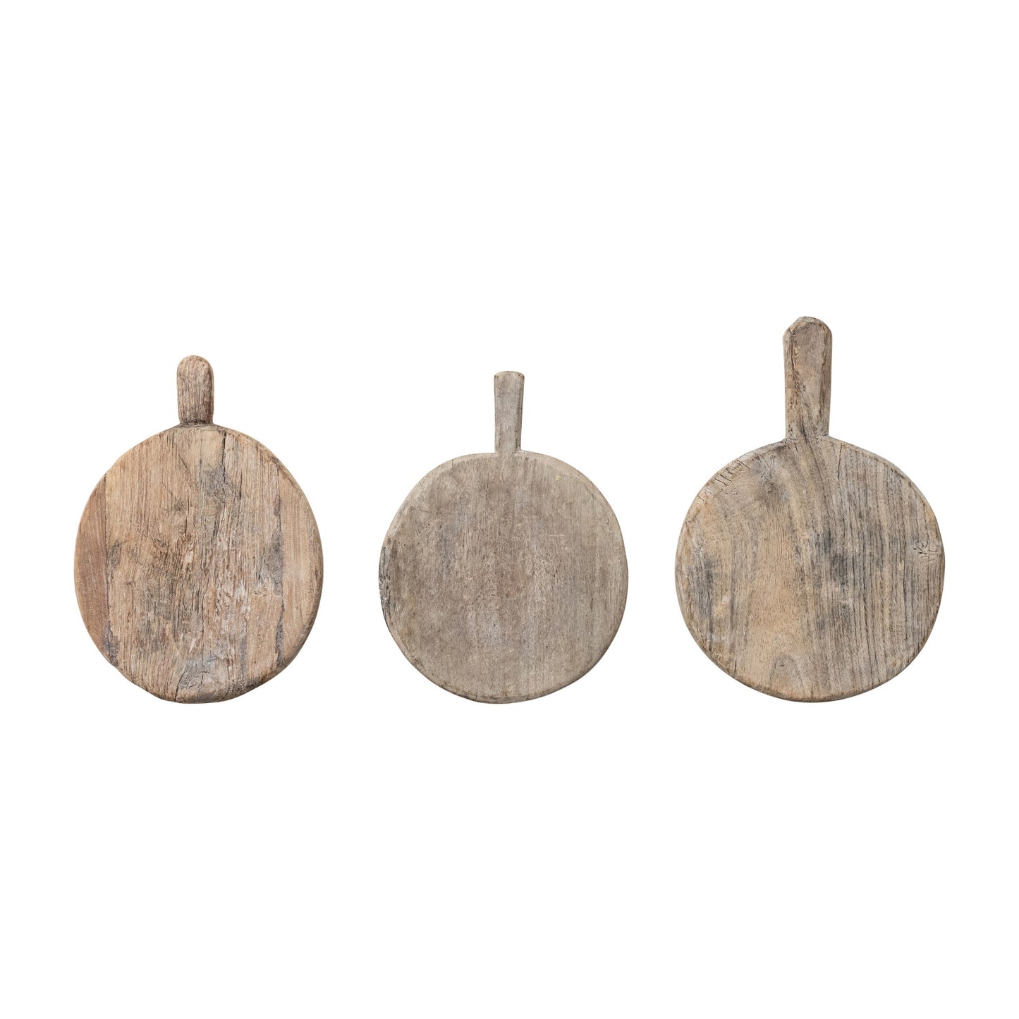 Found Decorative Wood Bread Board with Handle (Each One Will Vary)