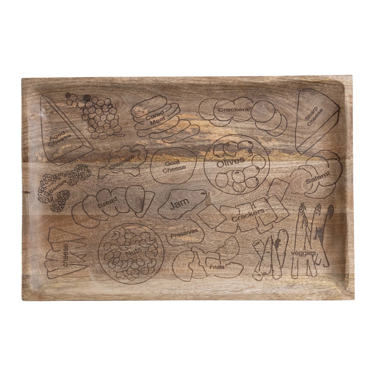 Wood Charcuterie Board