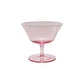 Pink Coupe Glass