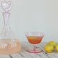 Pink Coupe Glass
