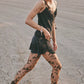 FP Flocked Floral Tights