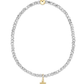enewton Silver Faceted Hematite and Gold Charm Bracelet