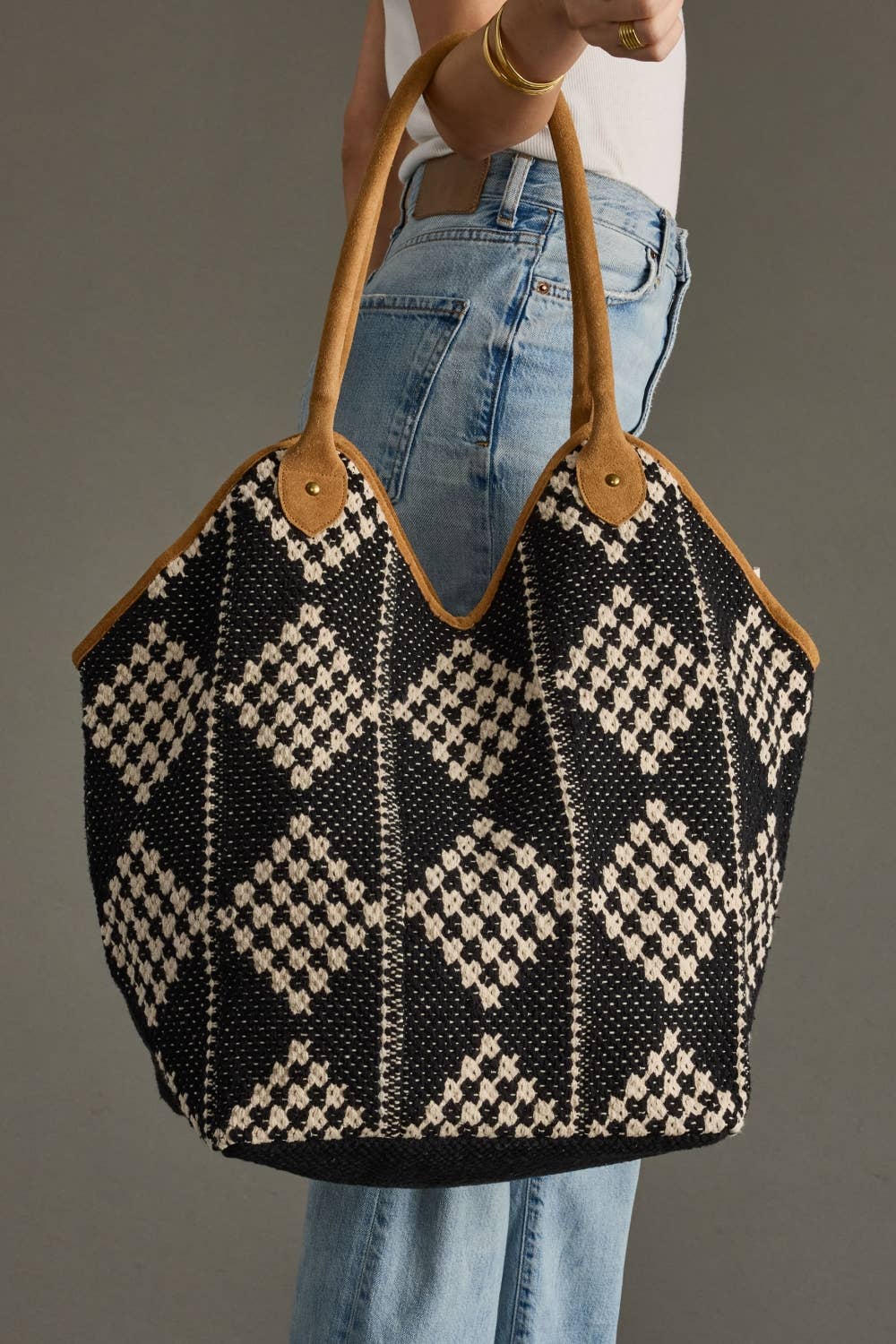 Diamond Pattern Tote