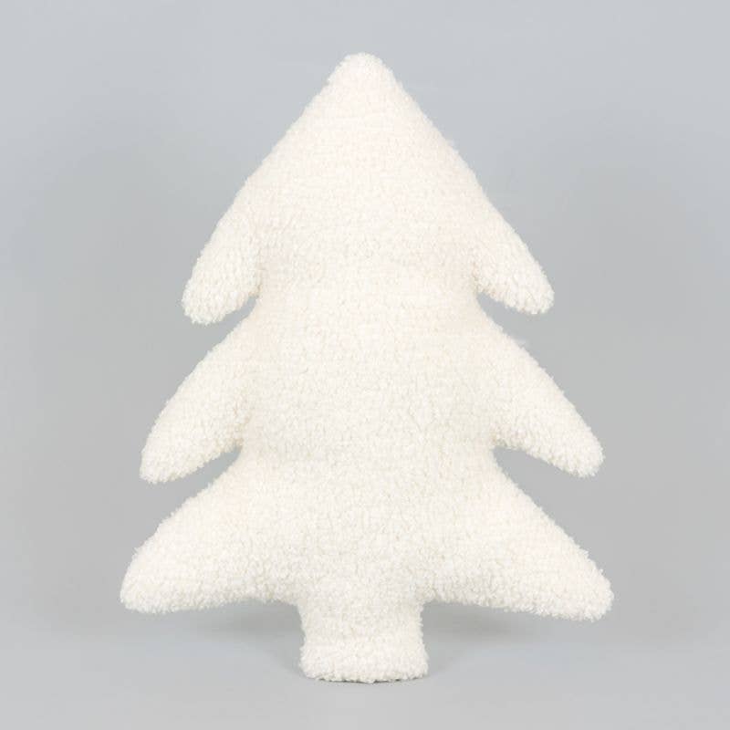 Sherpa Christmas Tree Pillow