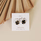 Obsidian Gemstone Studs