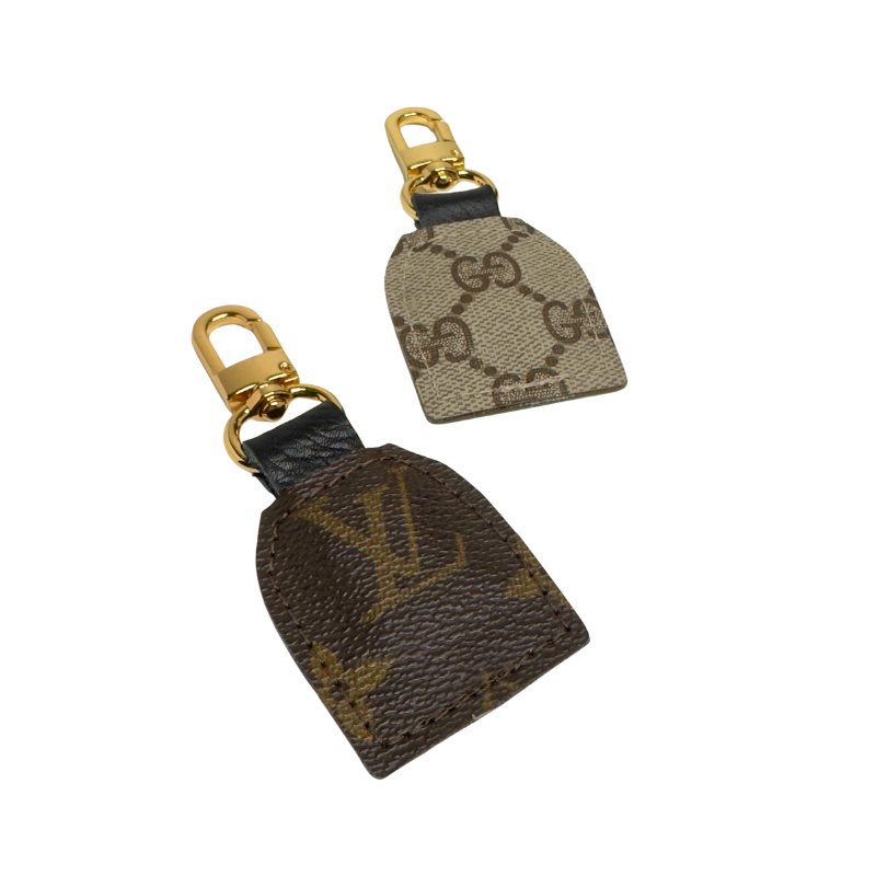 Le Charm Upcycled Designer LV Keychain
