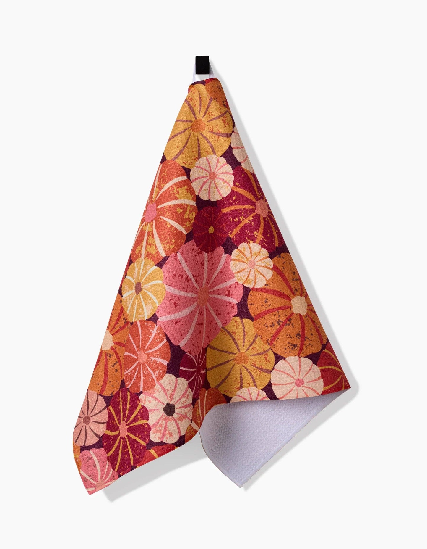 Geometry Spicy Pumpkins Tea Towel