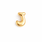 Balloon Letter Initial Brooch Pin