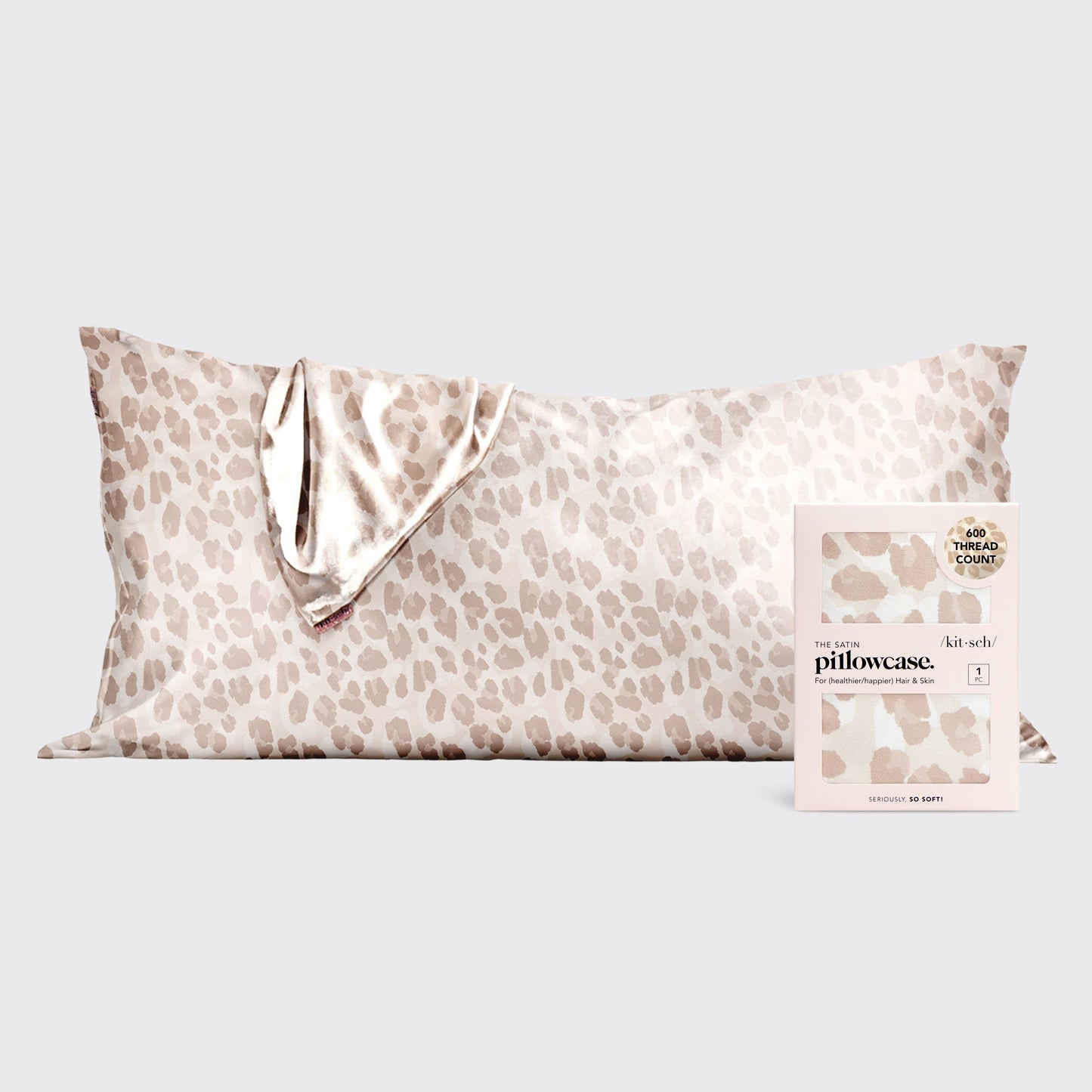 Satin Leopard Pillowcase