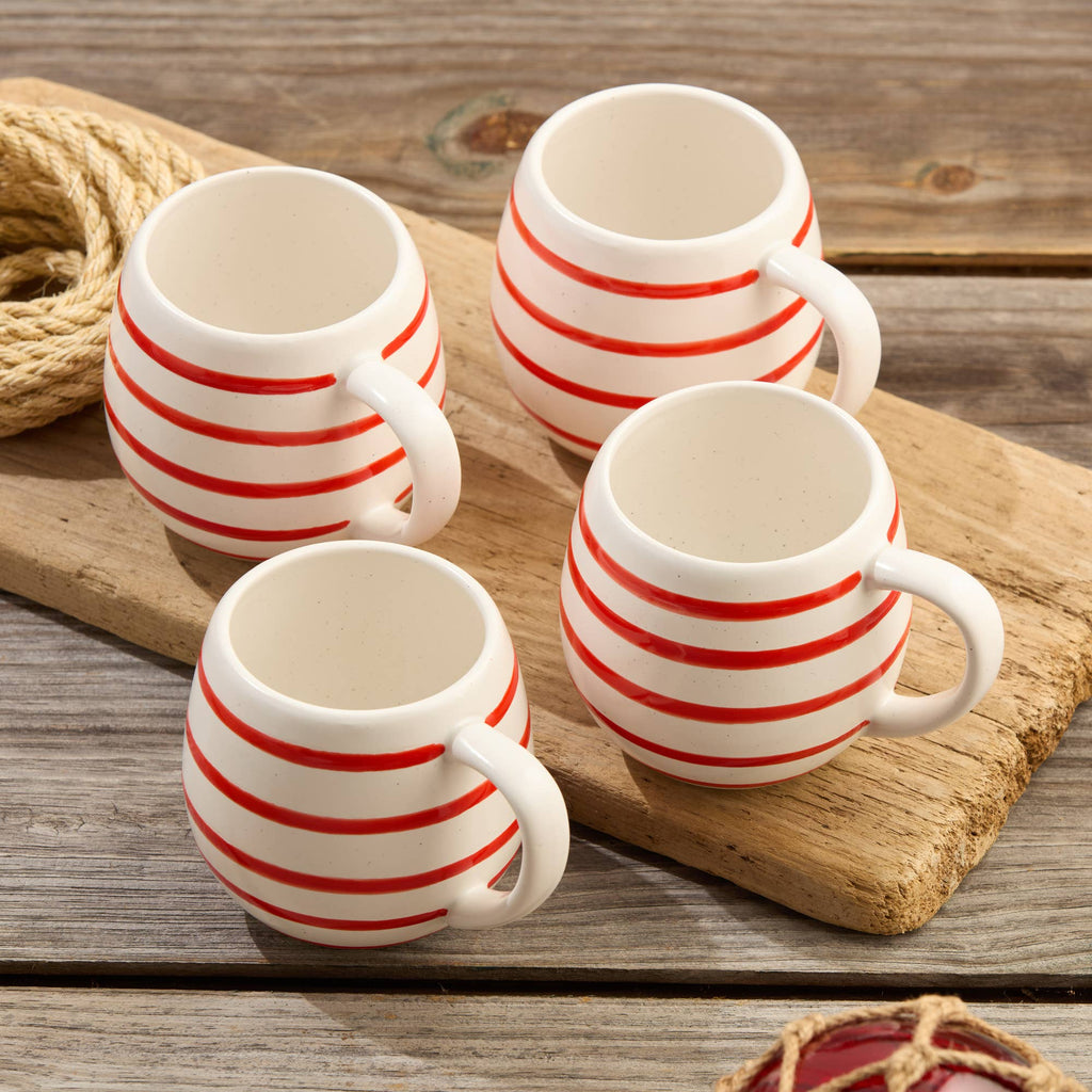 Dockside Red Striped Mug