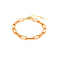 Paperclip Chain Link Bracelet