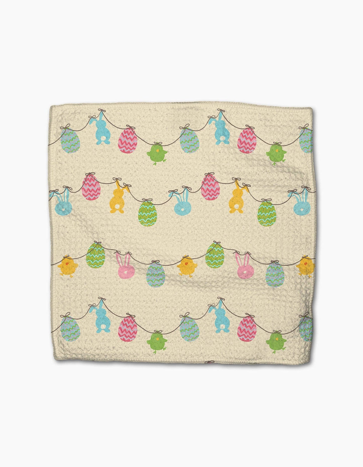 Geometry Easter Banner Dishcloth Set