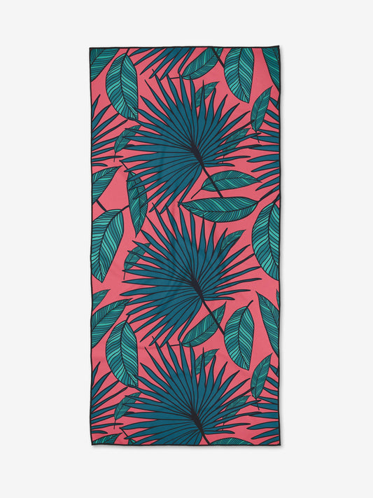 Geometry Jazzy Jungle Beach Towel