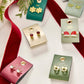 Winter Wonderland Holiday Stud Love Earrings