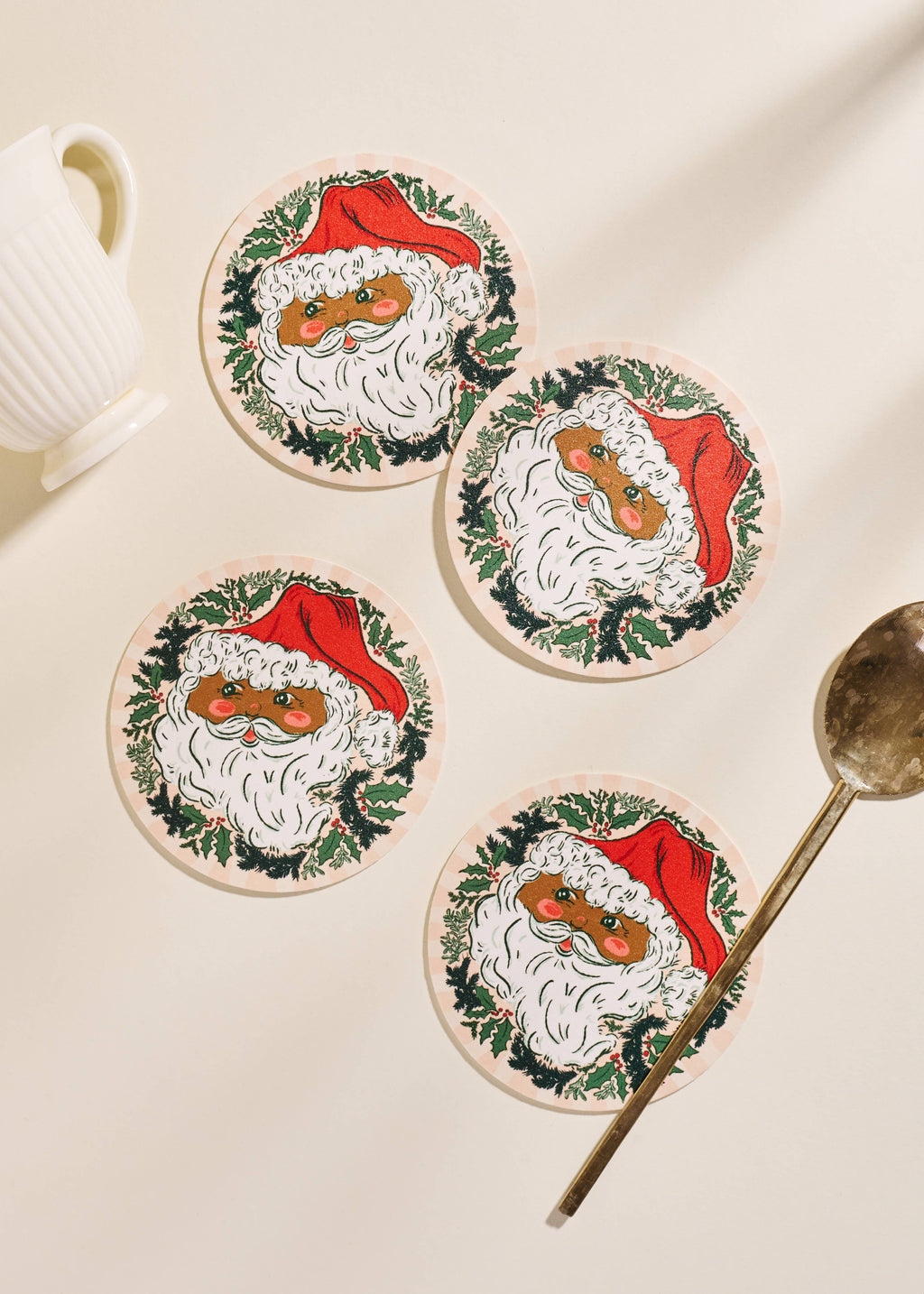 Santa Coasters