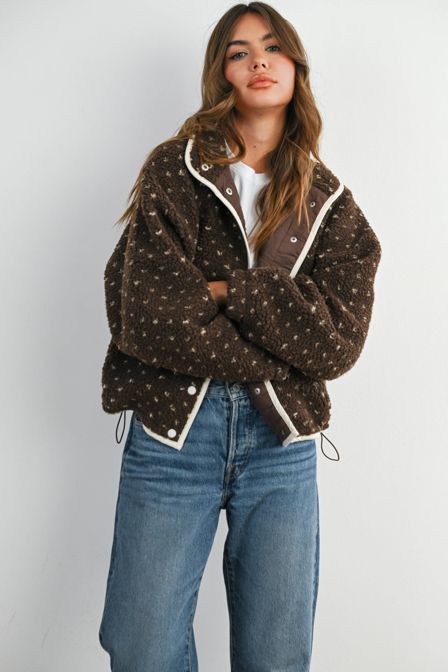 Swiss Coffee Dot Jacket