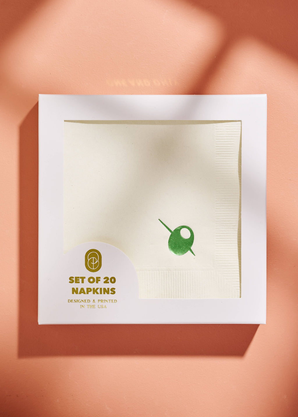 Olive Cocktail Napkins