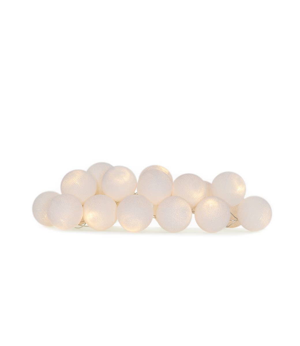 Cotton Ball String Lights