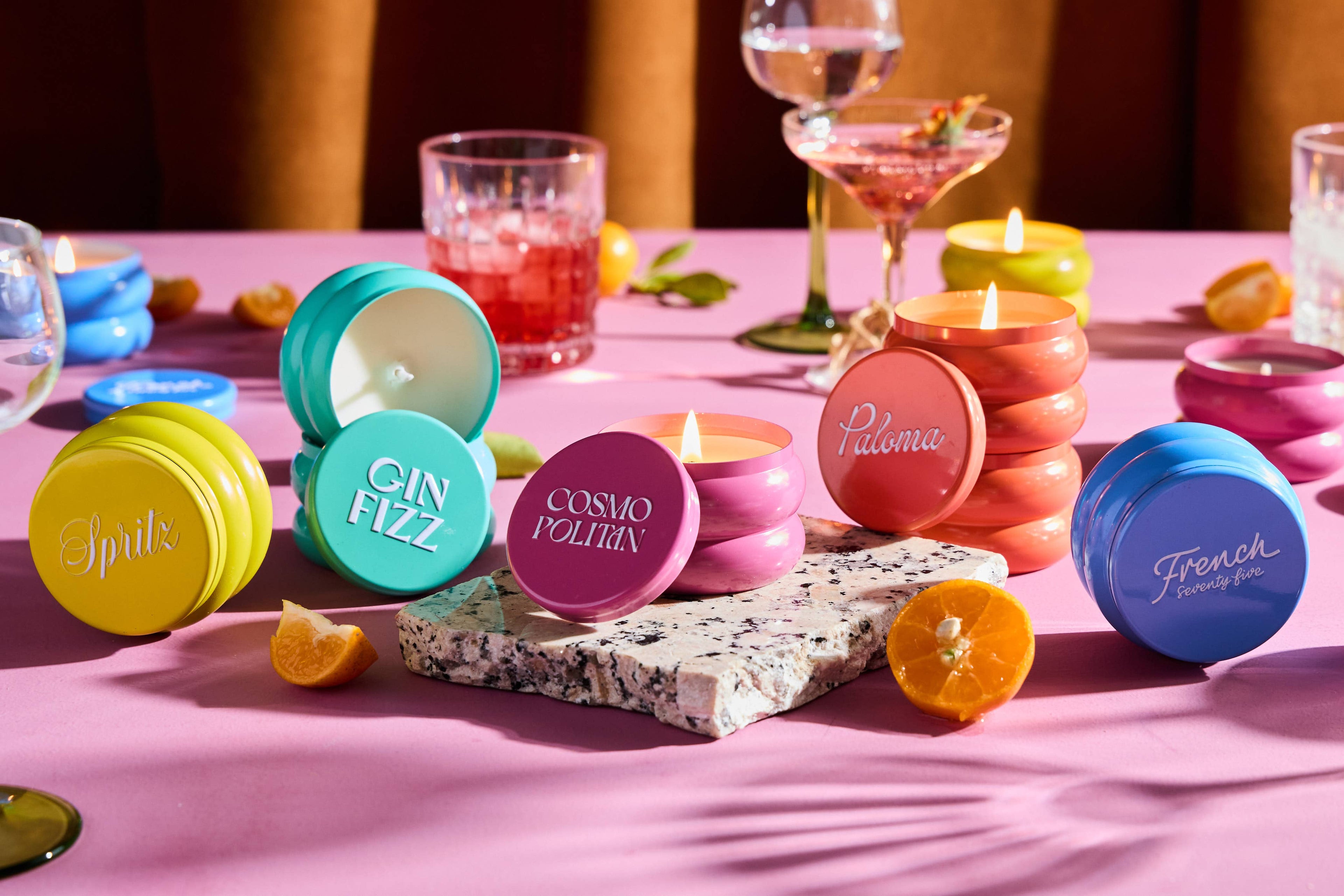 Rewined Mini Gin Fizz Candle