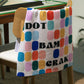 Geometry Tile Talk Tea Towel
