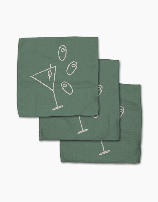 Geometry Shaken Not Stirred Dishcloth Set