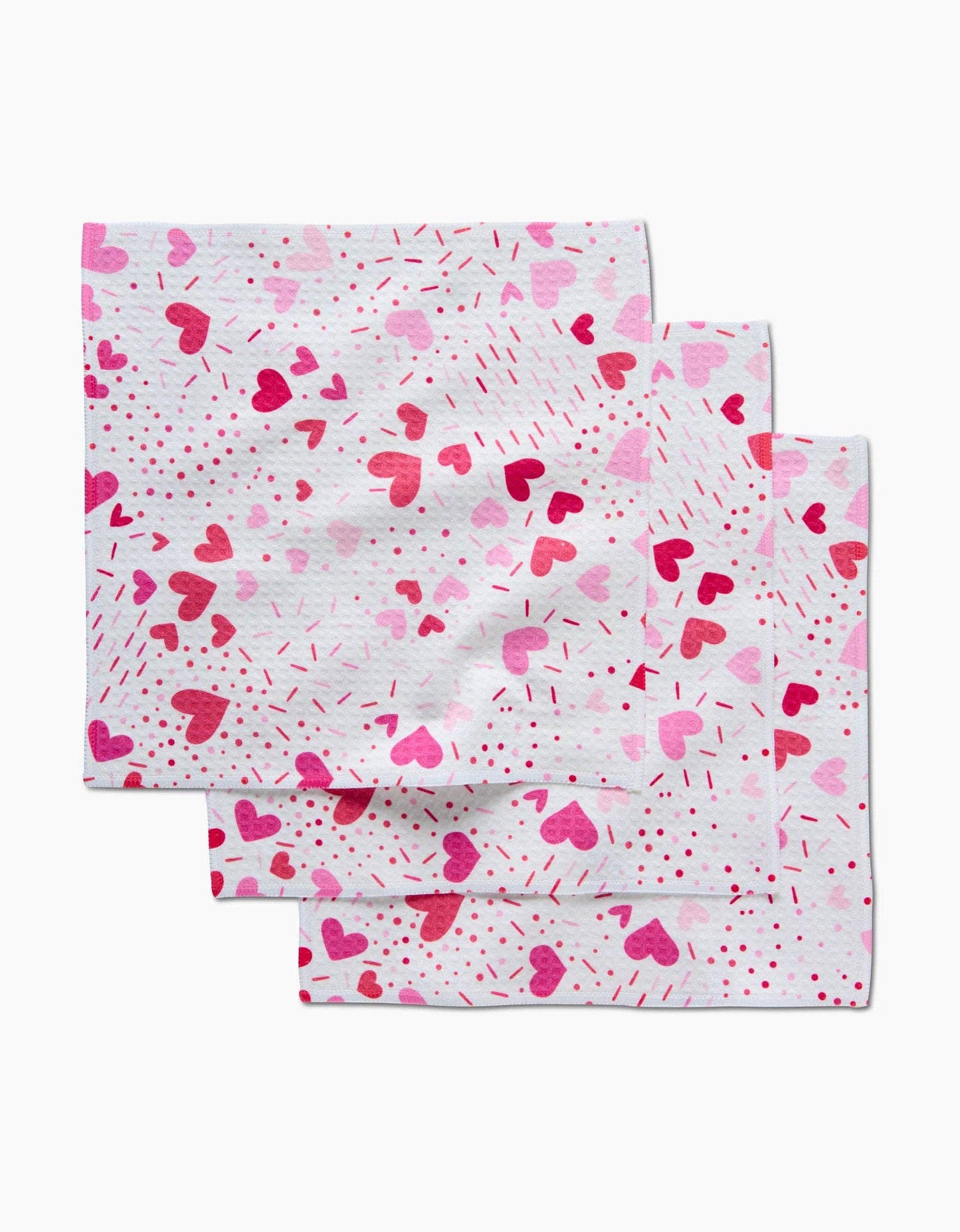 Geometry Sprinkled With Love Luxe Washcloth Set