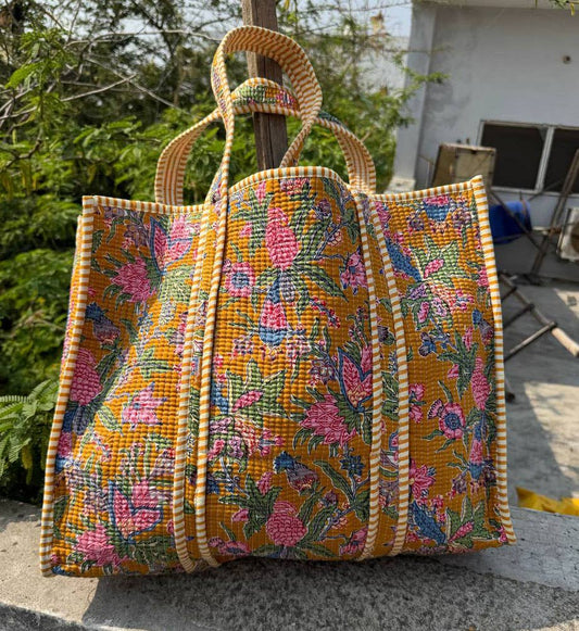 Assorted Cotton Quilted Bags