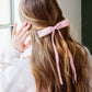 Satin Ribbon Long Bow Clip