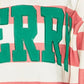Merry Mock Neck Striped Sweatshirt
