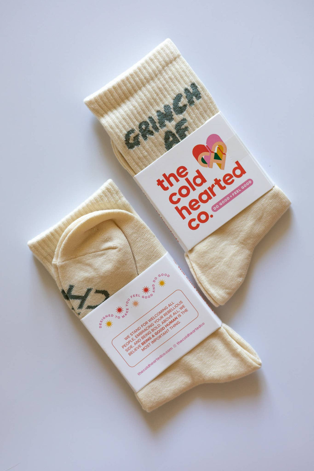 Grinch Af Funny Holiday Socks