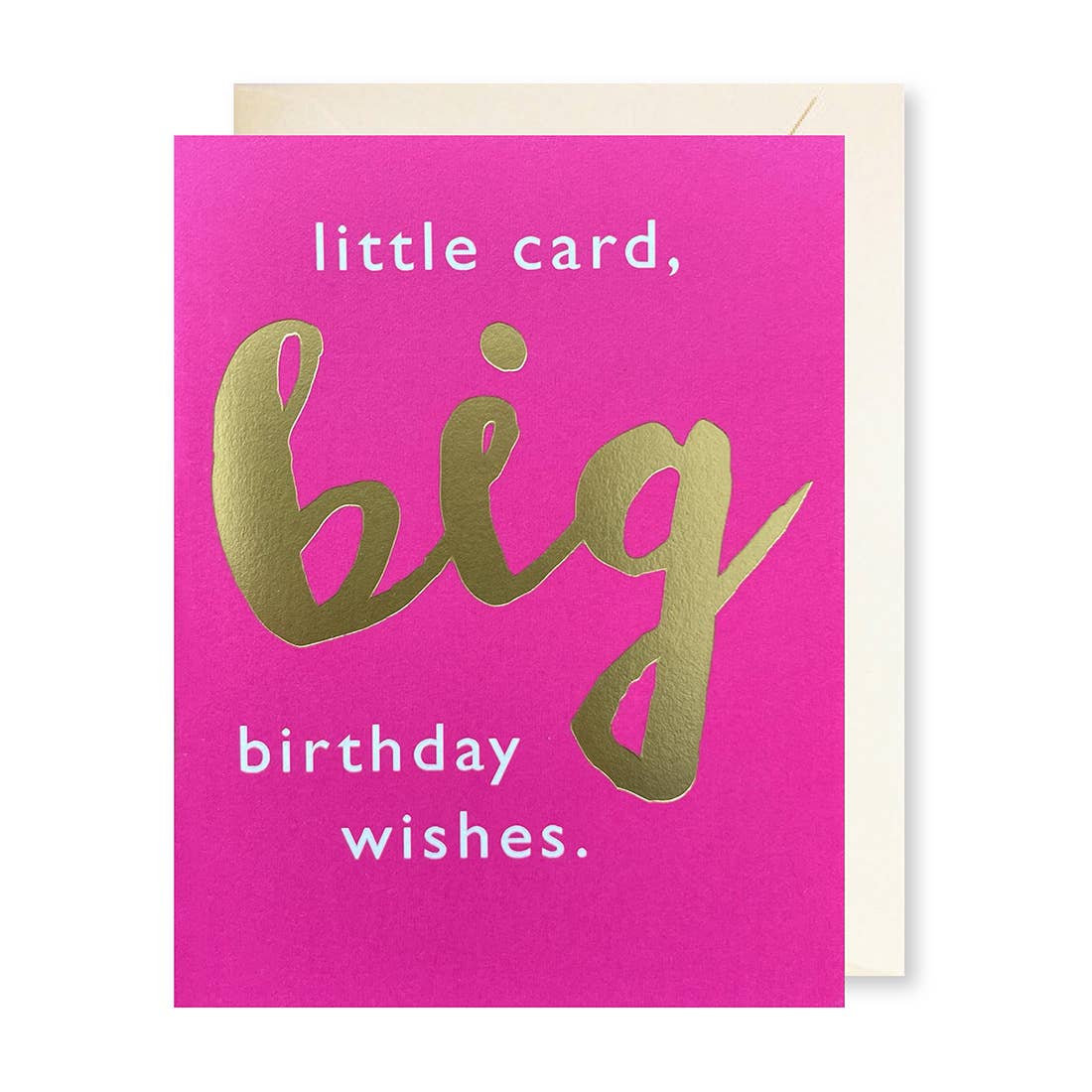 "Big" Birthday Wishes Little Card