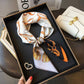 Retro Chic Silk Scarf