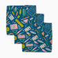 Geometry School Days Dishcloth Set
