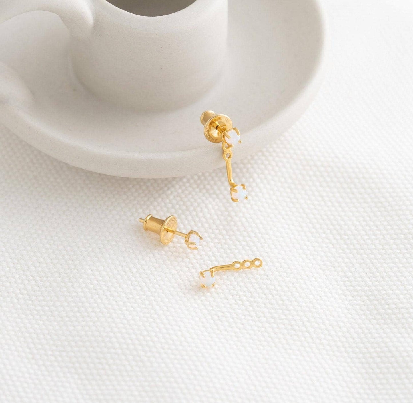 Earring Jacket Studs