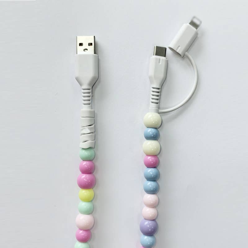 Beaded 2 in 1 Phone Charger