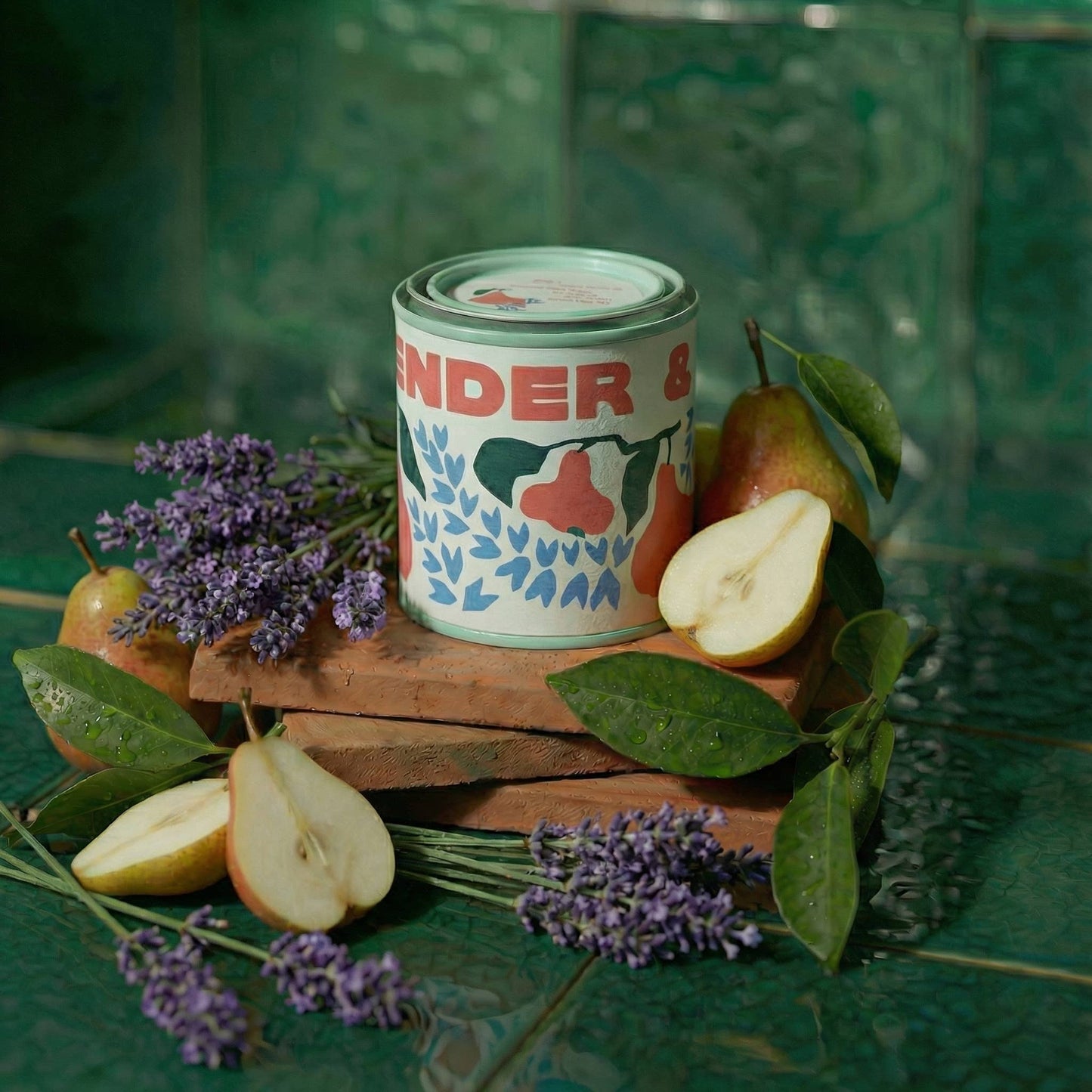 Rewined Market Lavender & Pear Tin Candle