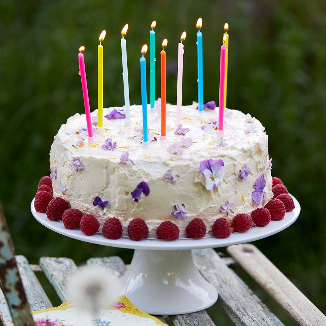 Rainbow Birthday Candles - 16 Pack