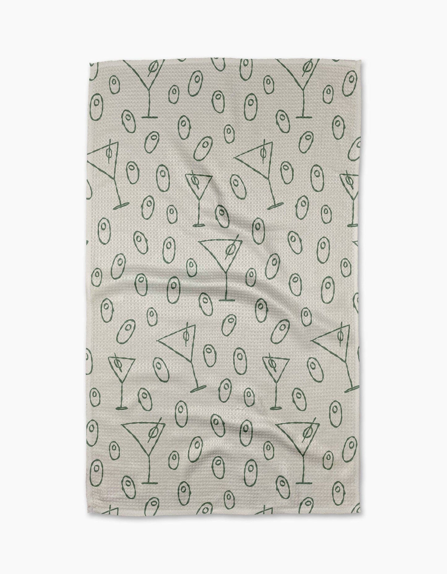 Geometry Dirty Martini Tea Towel