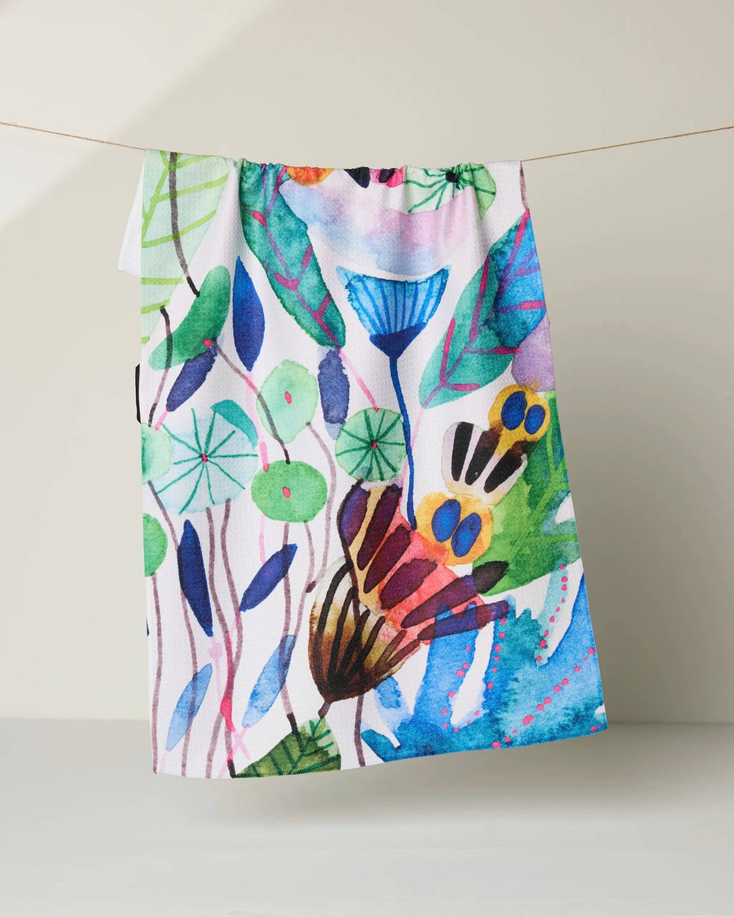 Geometry Morning Luxe Tea Towel