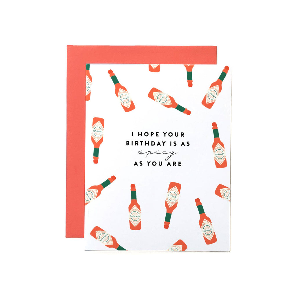 Spicy as you Birthday Card