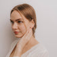Crawler White CZ Earrings